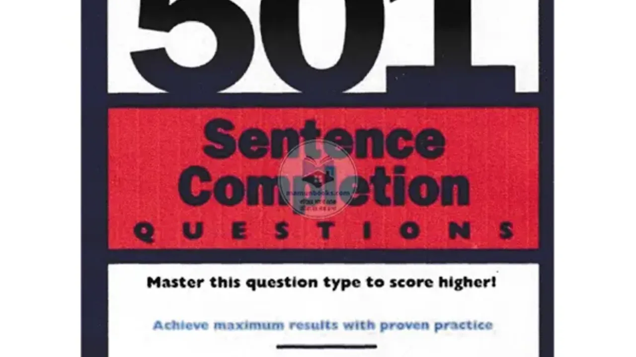 501 Sentence Completion (PDF+6 mnths App access)